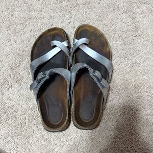 Betula brikenstocks! Stylish Silver Women's Sandals